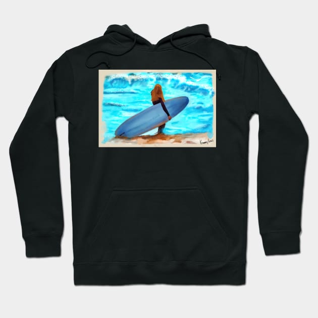 Going to Catch a Wave Hoodie by kenmo